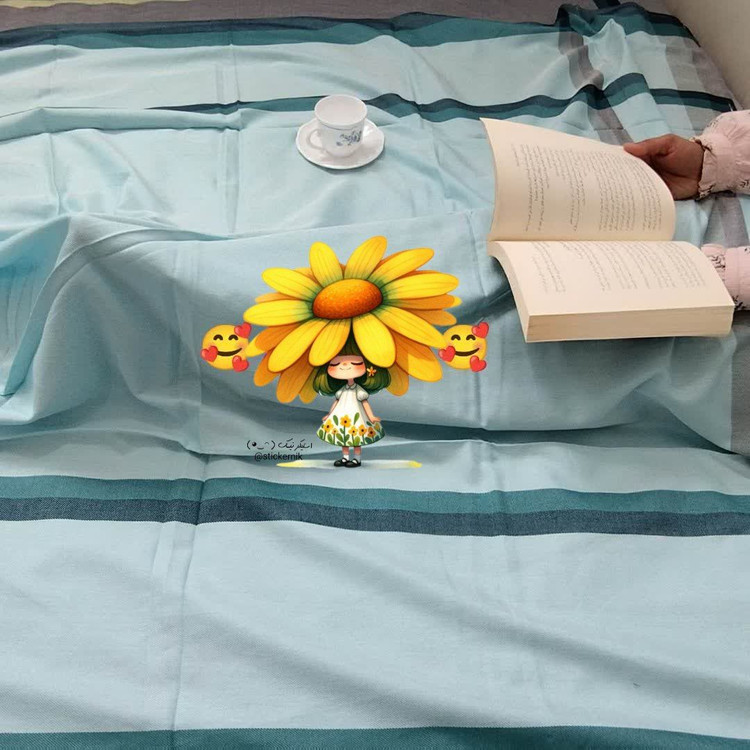 رو تختی(شمد ضخیم) تمام نخ از برند ابراهیمی دونفره