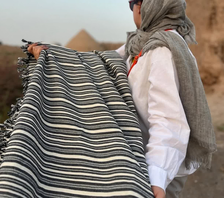 سفره تمام نخ یزدی طرح جنوبی